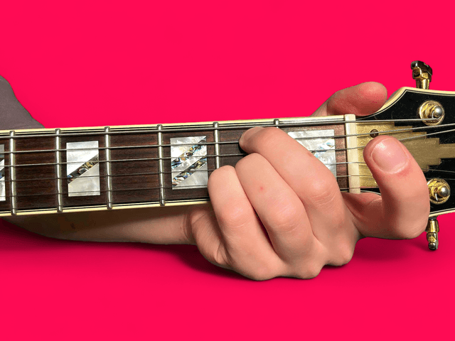 Bm11 guitar chord with finger positions