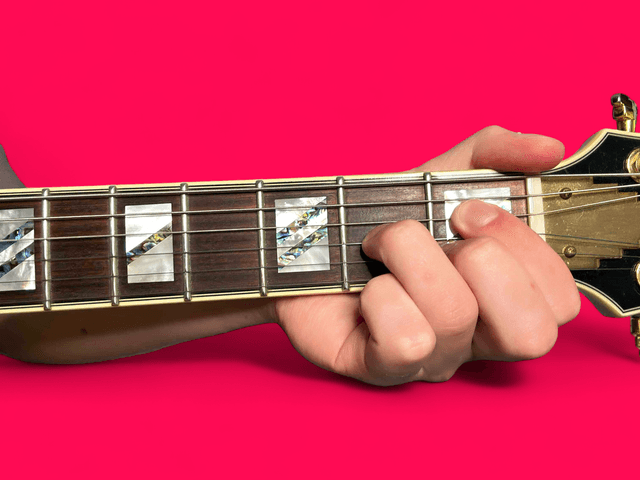 Adim guitar chord with finger positions