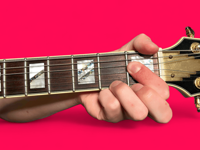 Ab7b9 guitar chord with finger positions