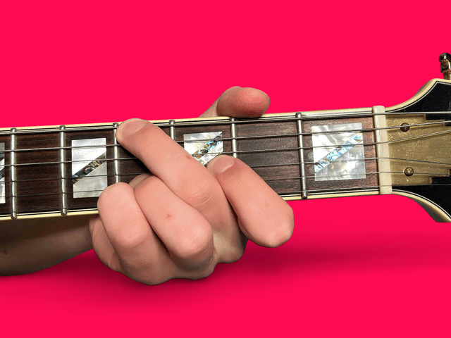 Absus2 guitar chord with finger positions