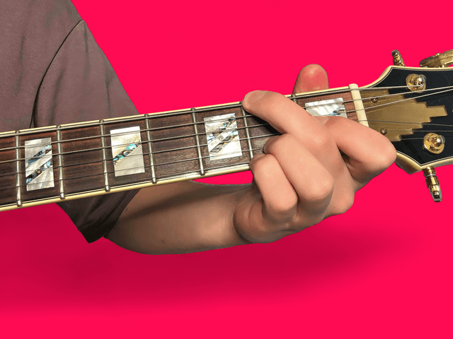 F#sus2 guitar chord with finger positions