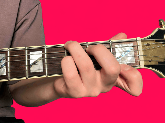 G7#9 guitar chord with finger positions